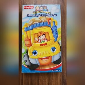 Little People Discovering Things That Go Vol 4 VHS Tape